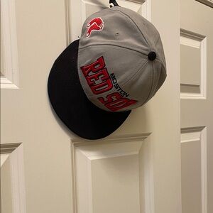 New Era kids Boston Red Sox Gray and Black Cap with Red Logo